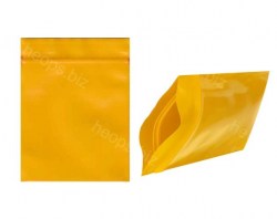 Пакет zip-lock жёлтый 6х7 см , п/э, толщина 100 мкм